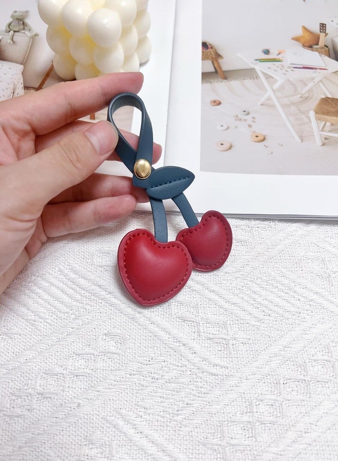 LAEKOU Cherry Bag Charm for Women, Cute Cherry Charms for Purse, Keychain Accessories for Women Handbags Purses - Image 5